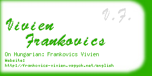 vivien frankovics business card